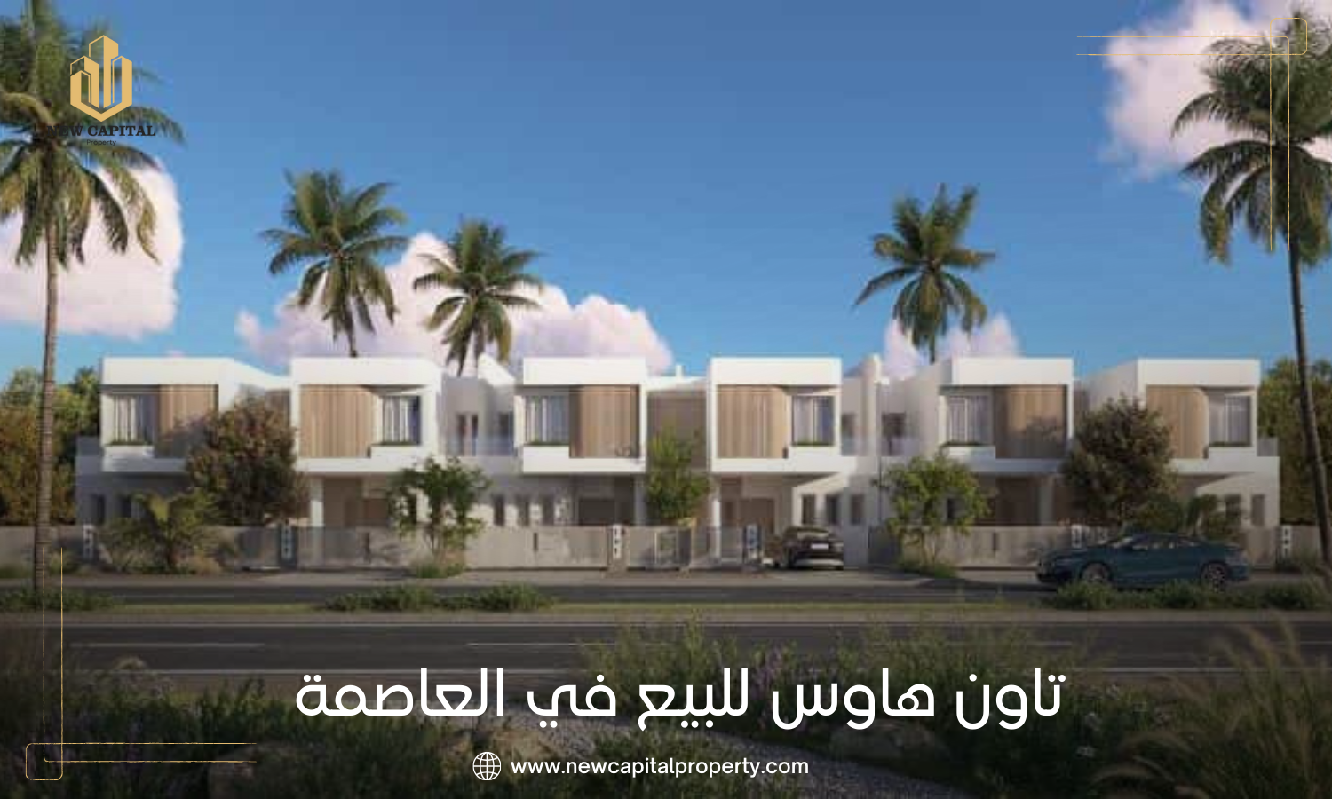 تاون هاوس للبيع في العاصمة الإدارية الجديدة