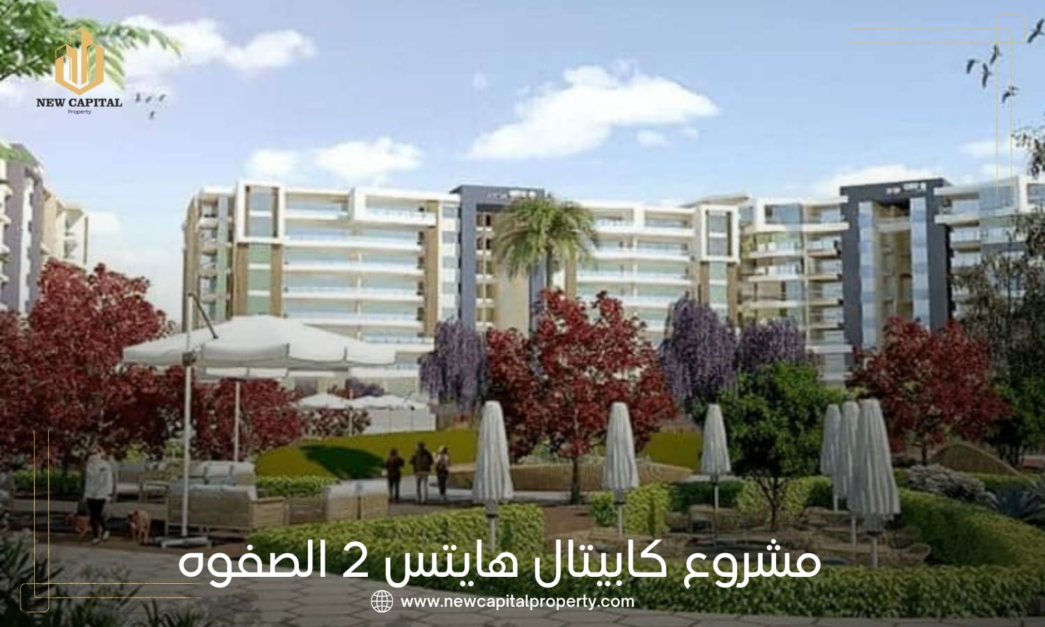 كمبوند كابيتال هايتس 2 العاصمة الإدارية – شقق حي المستثمرين للسكن والاستثمار 5 مشروع شركة الصفوة Sud