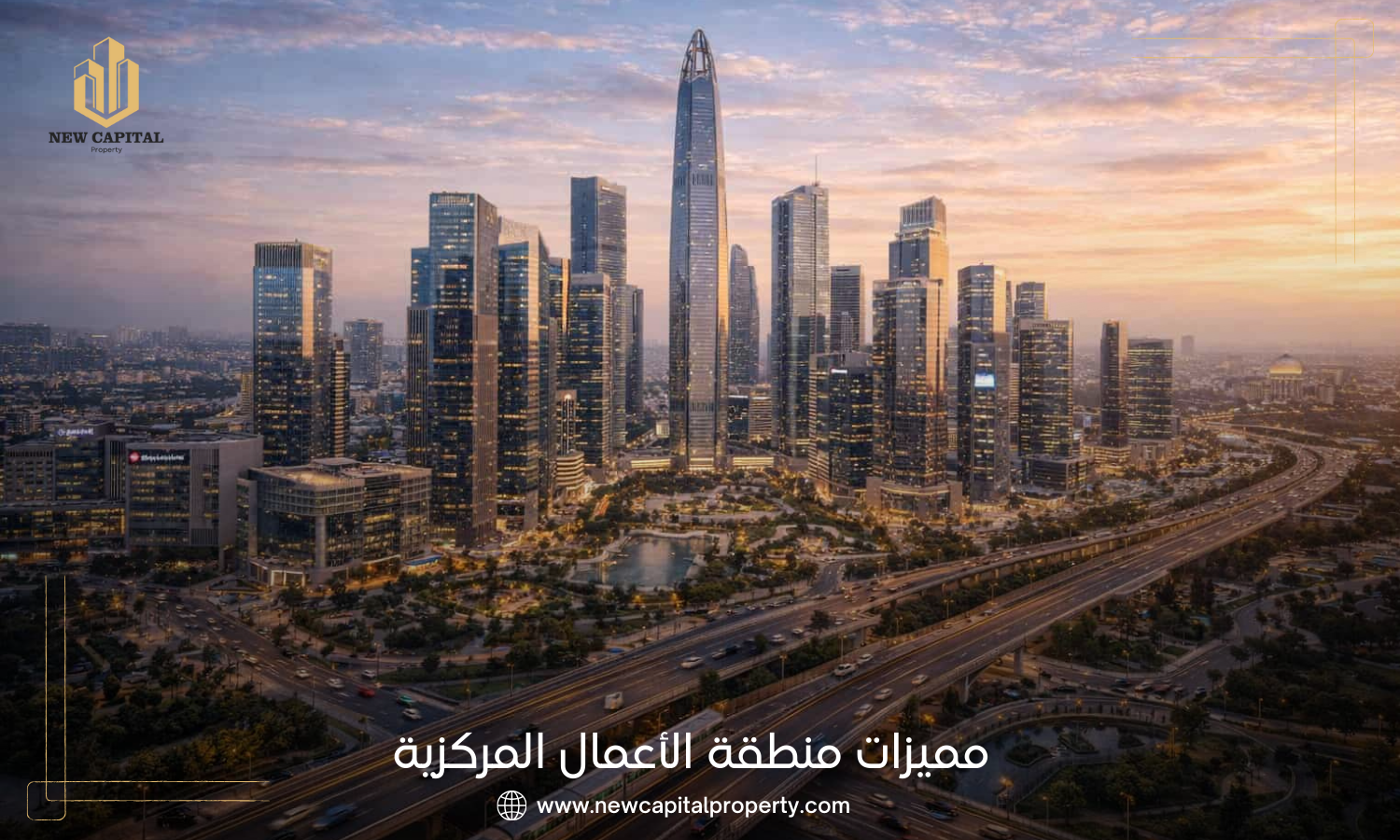 منطقة الأعمال المركزية العاصمة الادارية CBD