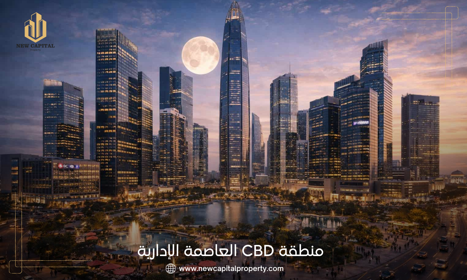 منطقة الأعمال المركزية العاصمة الادارية CBD